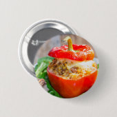 ミッ焼いたト詰まった・チーズ入りピーパー 缶バッジ (正面&裏面)