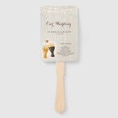 ミッ結婚ク・セレモニー番組ファン |ビールトースト ハンドファン (正面)