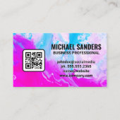 ミッ芸術的絵を描クス | QRコード 名刺 (正面)