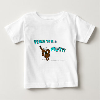 ミッ誇りを持ったジでマット乳児Tシャツになる ベビーTシャツ