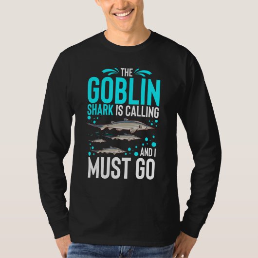 ミツクリザメ 動物の歯 海 5 Tシャツ (正面)