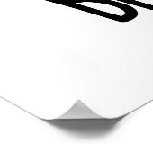 ミツバチおもしろいパン ポスター (角)