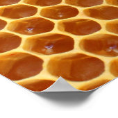 ミツバチが巣のポスターに載っている ポスター (角)