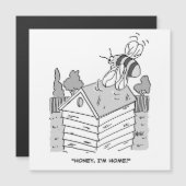 ミツバチが巣箱に戻る (正面/裏面)