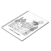 ミツバチが巣箱に戻る ノートブック (左側)