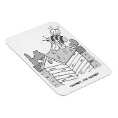 ミツバチが巣箱に戻る マグネット (右側)