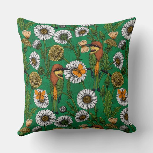 ミツバチが春 クッション (裏面)