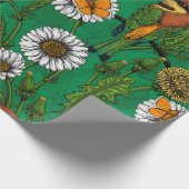 ミツバチが春 ラッピングペーパー (角)