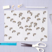 ミツバチが群がる 薄葉紙 (クラフト)