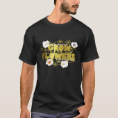 ミツバチが花を育てる養蜂家ガーデナーTシャツ Tシャツ (正面)