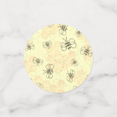 ミツバチが蜂蜜をブンブン飛ばす可愛い コンフェッティ (スモール正面)