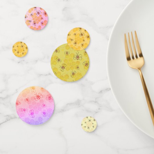 ミツバチが蜂蜜をブンブン飛ばす可愛い コンフェッティ (グループ)