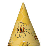 ミツバチが蜂蜜をブンブン飛ばす可愛い パーティーハット (右)