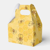 ミツバチが蜂蜜をブンブン飛ばす可愛い フェイバーボックス (裏面サイド)