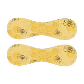 ミツバチが蜂蜜をブンブン飛ばす可愛い 野球ボール (パネル)