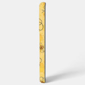 ミツバチが蜂蜜をブンブン飛ばす可愛い SAMSUNG GALAXYケース (裏面横)