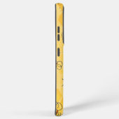 ミツバチが蜂蜜をブンブン飛ばす可愛い SAMSUNG GALAXYケース (右側面)