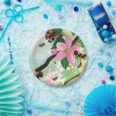 ミツバチその他の受粉者のための花の木 ペーパープレート (パーティー)