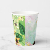 ミツバチその他の受粉者のための花の木 紙コップ (右)