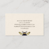 ミツバチとクラウンビーキープファーム養蜂製品 名刺 (裏面)