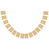 ミツバチとハニカムおめでとう バンティングフラッグ (全)