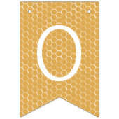 ミツバチとハニカムおめでとう バンティングフラッグ (第2の旗)