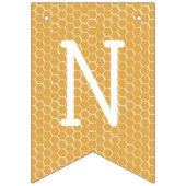 ミツバチとハニカムおめでとう バンティングフラッグ (第3の旗)