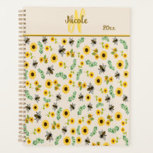 ミツバチとヒマワリ