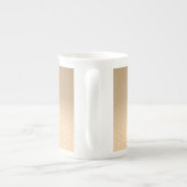 ミツバチとヒマワリ ボーンチャイナマグカップ (裏面)