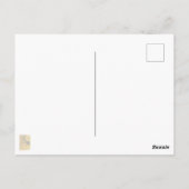 ミツバチとヒマワリ ポストカード (裏面)