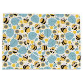 ミツバチとヒマワリ ラージペーパーバッグ (裏面)