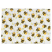 ミツバチとヒマワリ ラージペーパーバッグ (裏面)