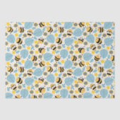 ミツバチとヒマワリ 薄葉紙 (正面)