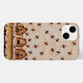 ミツバチとミツバチの巣箱,養蜂家 Case-Mate iPhoneケース (裏面 (横))
