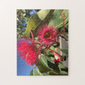 ミツバチとユーカリの花 ジグソーパズル (縦)