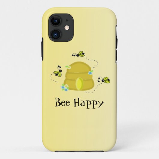 ミツバチと巣箱 Case-Mate iPhoneケース (裏面)