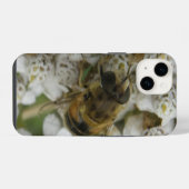 ミツバチと花 iPhoneケース (裏面横)