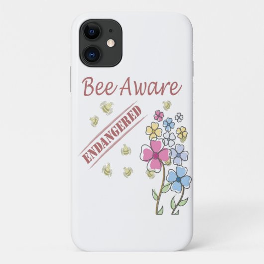 ミツバチに優しい世界を - ビーを救おう Case-Mate iPhoneケース (裏面)