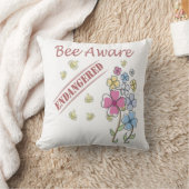ミツバチに優しい世界を - Save the Bees クッション (ブランケット)