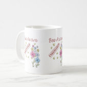 ミツバチに優しい世界を - Save the Bees コーヒーマグカップ (正面左)