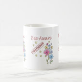 ミツバチに優しい世界を - Save the Bees コーヒーマグカップ (中央)