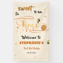 ミツバチのようにスイートな3歳の誕生日