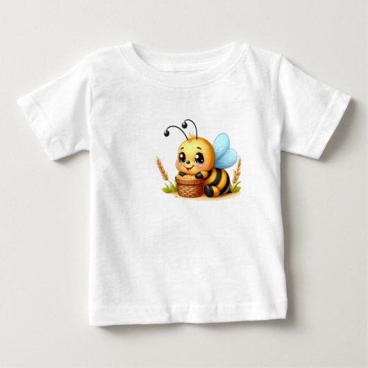 ミツバチのように甘い ベビーTシャツ (正面)