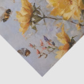 ミツバチのデコパージュ花 薄葉紙 (詳細)