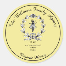 ミツバチのハニージャーのアピアレーベル |ハニオーガニックー