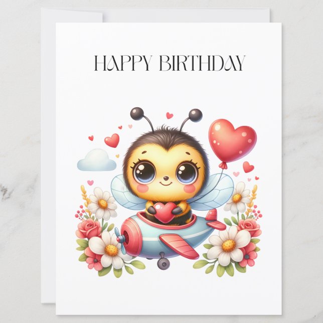 ミツバチのパイロットの誕生日 (正面)