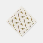 ミツバチのパターン スタンダードカクテルナプキン (角)