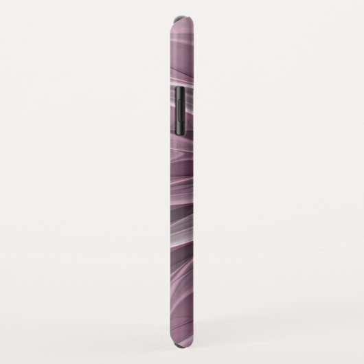 ミツバチのフラクタルアートを待つピンクの抽象芸術 Case-Mate iPhoneケース (裏面/右)