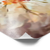 ミツバチの付いたひまわり フォトプリント            (角)