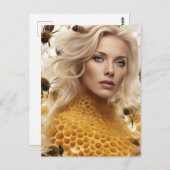 ミツバチの女神 ポストカード (正面/裏面)